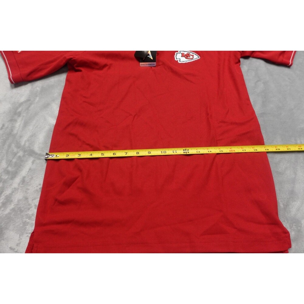 Kansas City Men's Small Antigua Red Chest Logo Polo Shirt NFL Football NWT - Picture 9 of 10